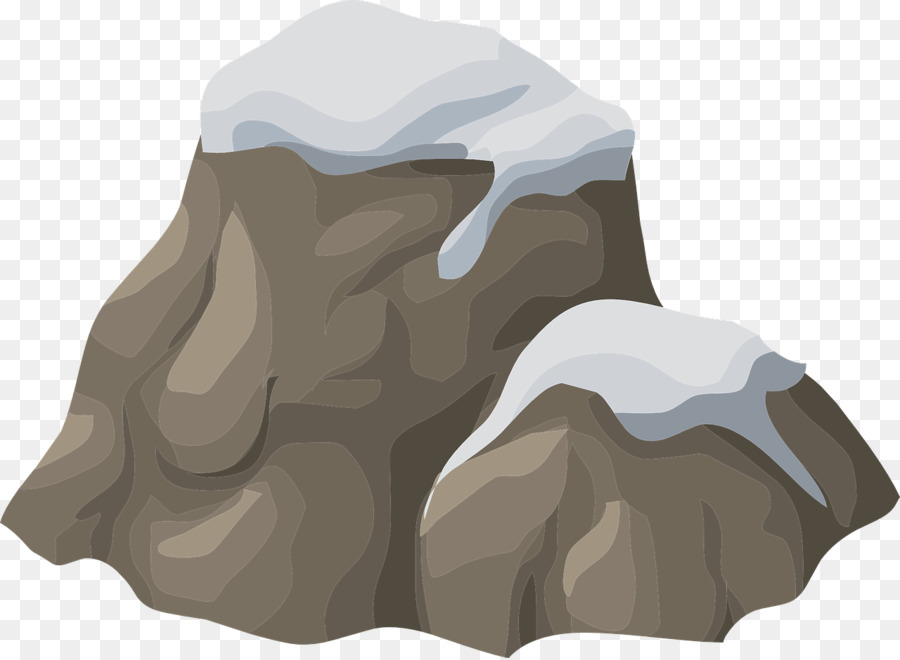 Rock Clip art - Snow covered stone png download - 1280*936 - Free Transparent Rock png Download.