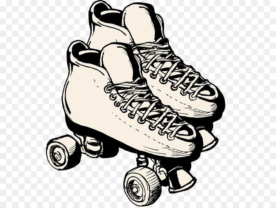 Roller skates Roller skating Roller derby Clip art - Quad Cliparts png download - 600*675 - Free Transparent Roller Skates png Download.