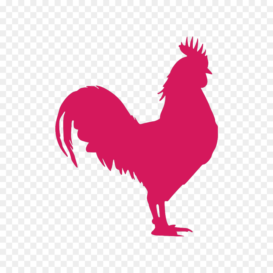 Rooster Silhouette Chicken Hen - Silhouette png download - 1080*1080 - Free Transparent Rooster png Download.
