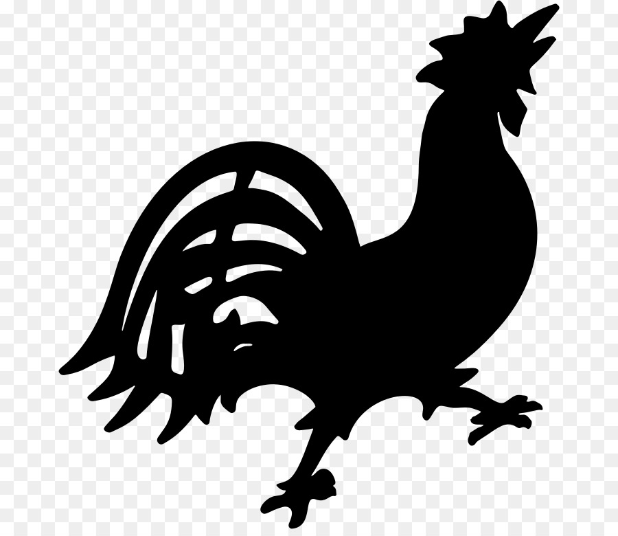 Rooster Silhouette Clip art - rooster png download - 730*770 - Free Transparent Rooster png Download.