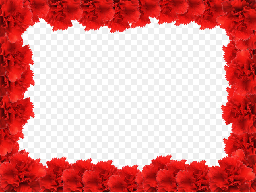 Picture frame Rose Red - Red Flower Frame PNG Photo png download - 900*675 - Free Transparent Border Flowers png Download.