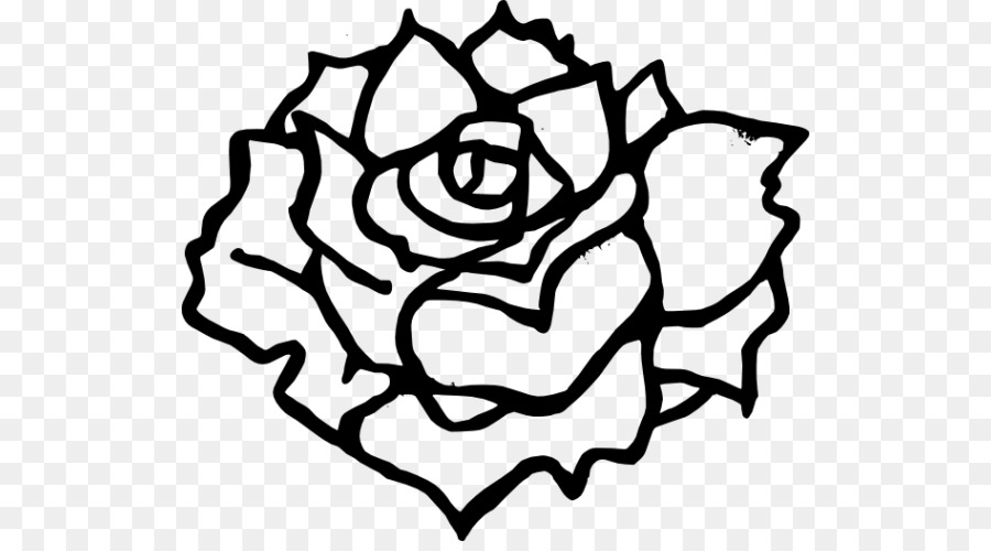 Drawing Black rose Clip art - rose clipart black and white transparent png download - 570*491 - Free Transparent Drawing png Download.