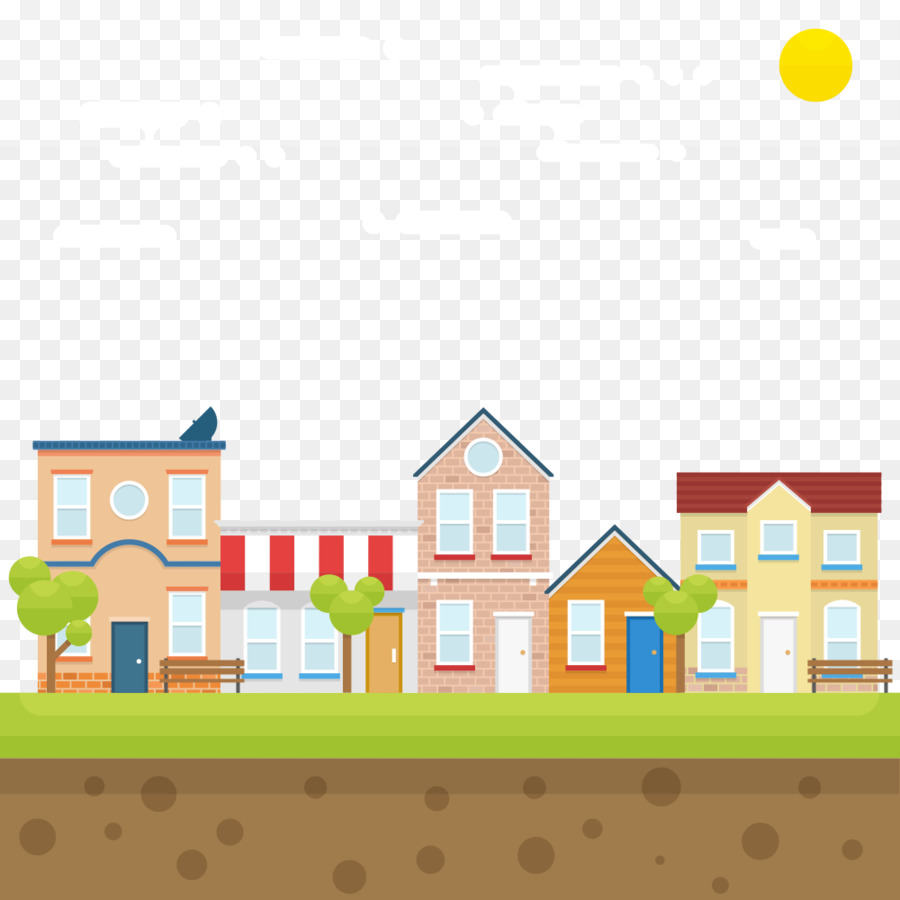 House Apartment Building - Vector Green apartment building png download - 1000*1000 - Free Transparent House png Download.
