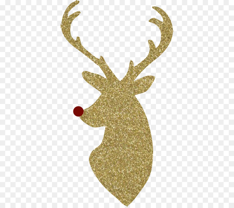 Reindeer Silhouette Rudolph Red deer - deer png download - 600*800 - Free Transparent Deer png Download.