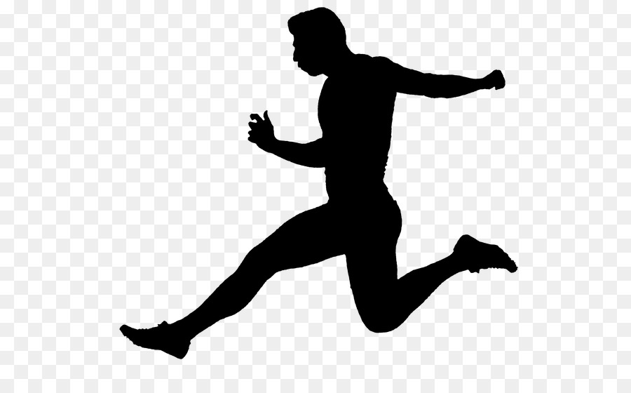 Silhouette Running Competition Clip art - running man png download ...