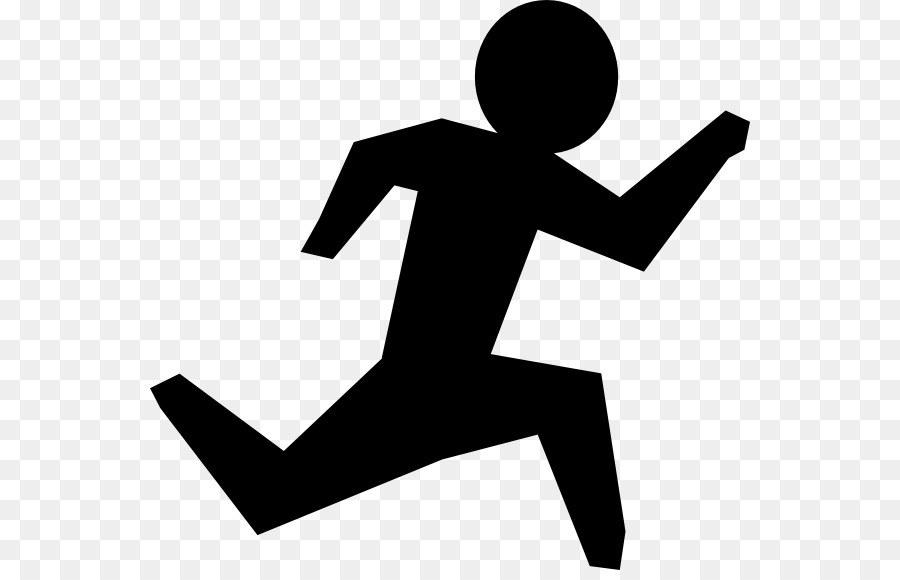 Running Jogging Free content Clip art - Run Away Cliparts png download ...