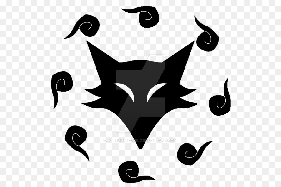 Nine-tailed fox Kitsune Mon Symbol Crest - symbol png download - 600*600 - Free Transparent Ninetailed Fox png Download.