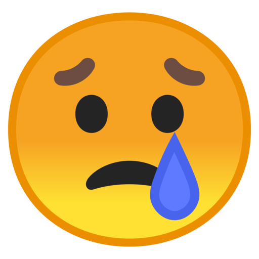 Smiley Emoticon Emoji Crying - Sad Face emoji png download - 512*512 - Free  Transparent Smiley png Download. - Clip Art Library
