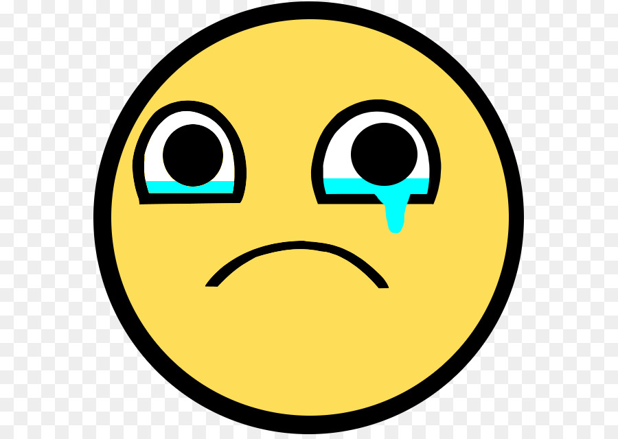 Sadness YouTube Smiley Crying Clip art - Sad Face png download - 640*640 - Free Transparent Sadness png Download.