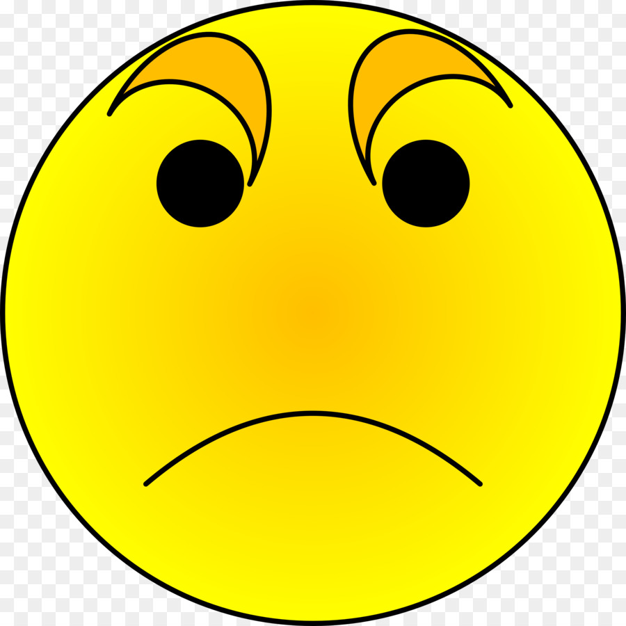Smiley Anger Emoticon Clip art - sad emoji png download - 3200*3200 - Free Transparent Smiley png Download.