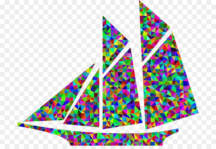 Sailboat Silhouette Sailing Clip art - low poly png download - 756*607 - Free Transparent Sailboat png Download.