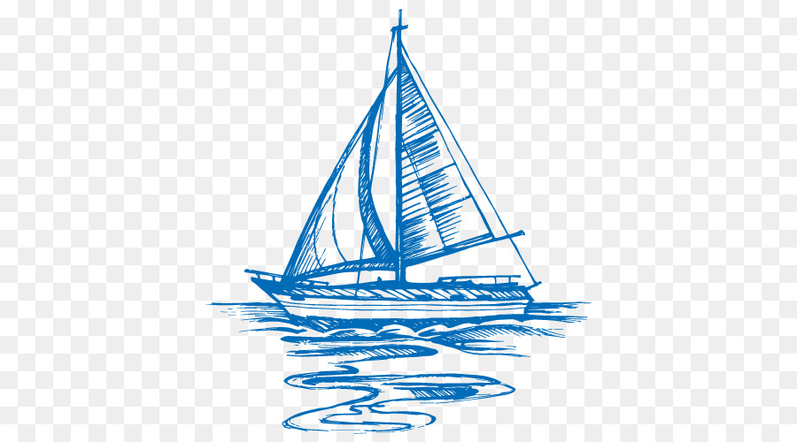 Sailboat Yacht Drawing Sailing ship - yacht png download - 500*500 - Free Transparent Sailboat png Download.