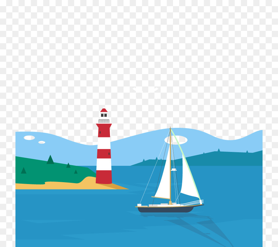 Sailboat Sailing Clip art - Vector Sailing png download - 800*800 - Free Transparent Sailboat png Download.