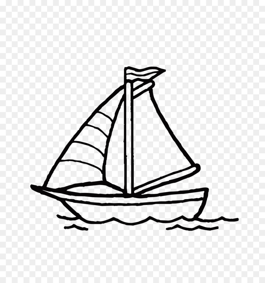 Coloring book Sailboat Motorboat Sheet - Sailboat Silhouette png download - 1169*1234 - Free Transparent Coloring Book png Download.