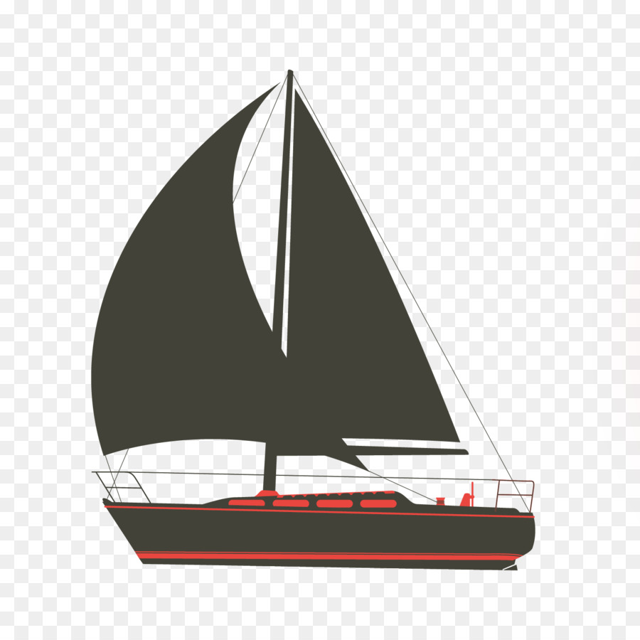 Sail Logo Download - Vector sailboat silhouette decoration png download - 1500*1500 - Free Transparent Sail png Download.
