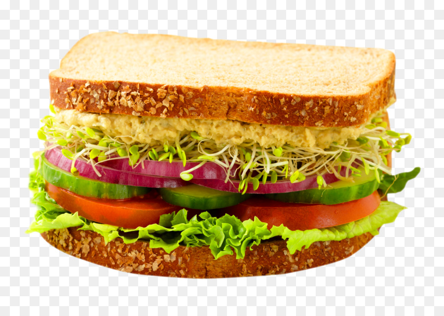 Hamburger Vegetarian cuisine Stuffing Hummus Sandwich - Sandwich png download - 1406*989 - Free Transparent Vegetable Sandwich png Download.