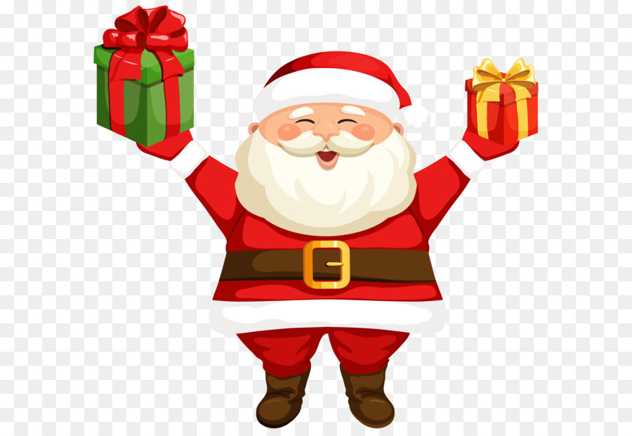 Santa Claus Rudolph Clip art - Santa Claus with Gifts PNG Clipart Image png download - 6184*5869 - Free Transparent Santa Claus png Download.