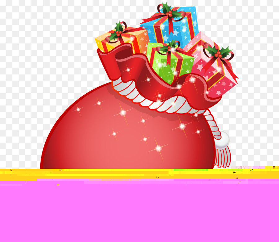 Santa Claus Christmas Bag Clip art - Santa Bag with Gifts Transparent PNG Clip Art png download - 6741*8000 - Free Transparent Santa Claus png Download.