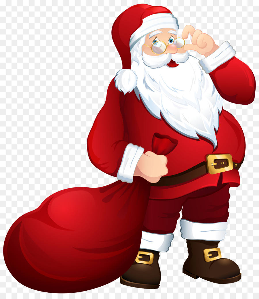 Santa Claus Computer Icons Clip art - Santa Bag Cliparts png download - 5471*6280 - Free Transparent Santa Claus png Download.