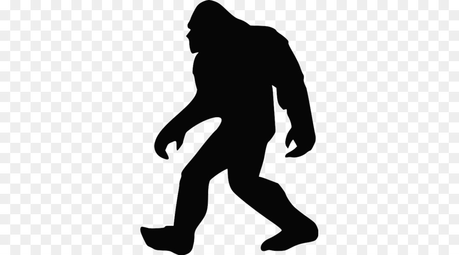 Bigfoot Silhouette Clip art - Silhouette png download - 500*500 - Free
