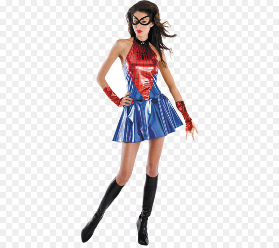 Spider-Man Costume party Spider-Girl Dress - spider-man png download - 500*793 - Free Transparent Spiderman png Download.