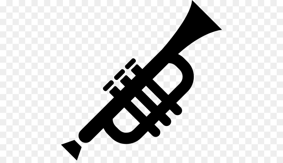 Trumpet Silhouette Mellophone Clip art - trumpet and saxophone png download - 512*512 - Free Transparent  png Download.
