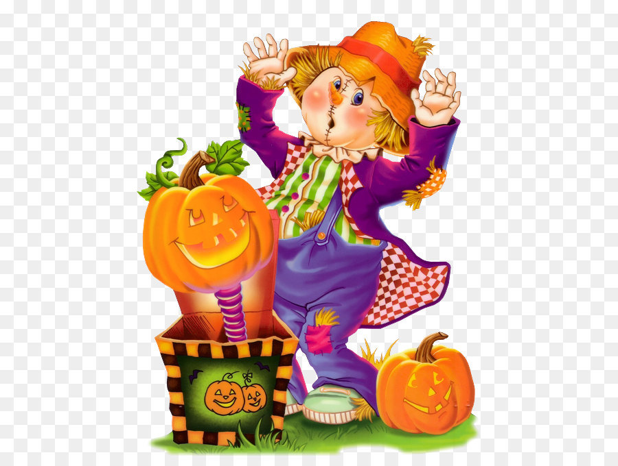 Scarecrow Halloween Clip art - Cute Scarecrow PNG Clipart png download - 539*673 - Free Transparent  Scarecrow png Download.
