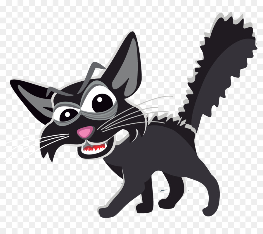 Cat Kitten Paw Clip art - Scared Cat Cliparts png download - 949*835 - Free Transparent Cat png Download.