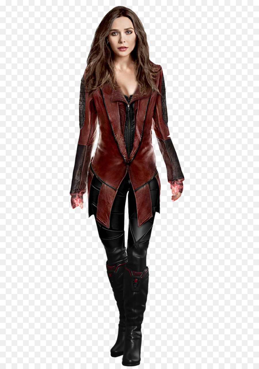 Wanda Maximoff Captain America Costume Marvel Cinematic Universe Cosplay - Scarlet Witch png download - 1024*1448 - Free Transparent  png Download.