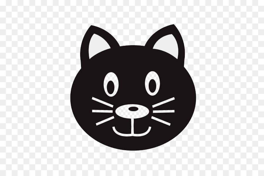 Cat Royalty-free Clip art - Black cat nose png download - 600*599 - Free Transparent  png Download.