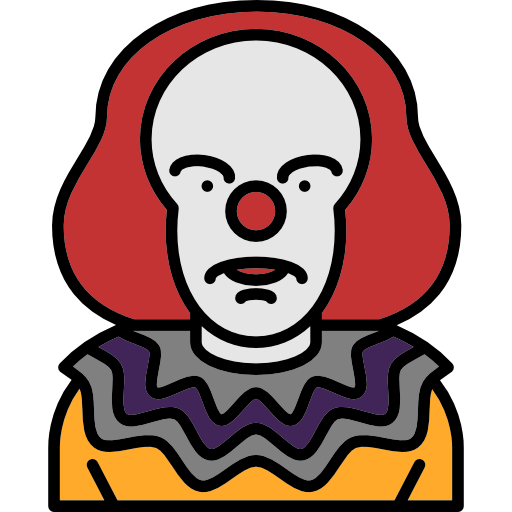 Evil clown It Clip art - clown png download - 512*512 - Free ...