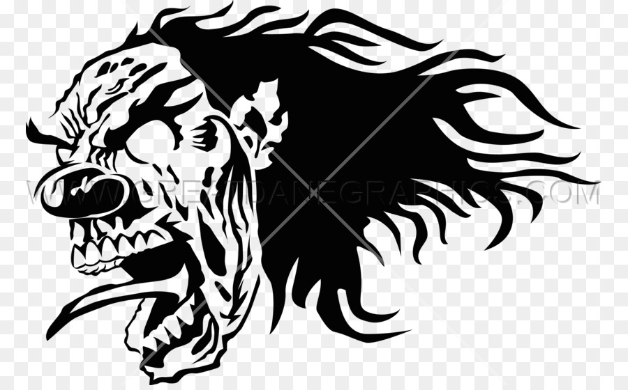 Black and white Printed T-shirt Evil clown Clip art - scary clown png download - 825*553 - Free Transparent Black And White png Download.