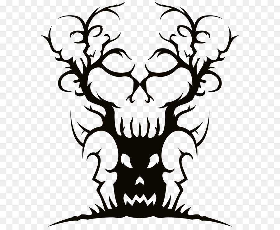 Tree Spooky Halloween Clip art - Scary Spooky Tree PNG Clipart Image png download - 5359*6065 - Free Transparent Tree png Download.