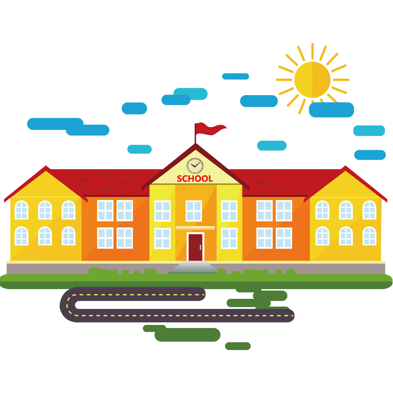 0 Result Images of School Building Cartoon Png - PNG Image Collection