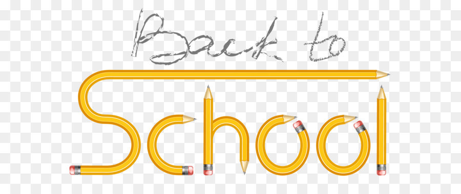 School Clip art - Transparent Back to School with Pencils PNG Clipart Image png download - 4064*2254 - Free Transparent School png Download.