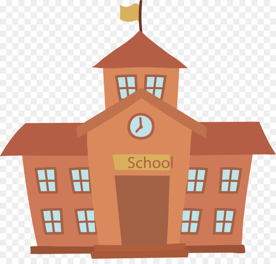 School Cartoon Building - School building png download - 3308*3097 - Free Transparent School png Download.
