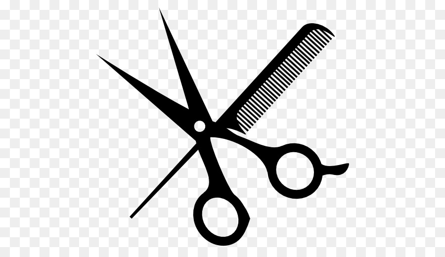 Comb Scissors Hairdresser Clip art - scissor png download - 512*512 - Free Transparent Comb png Download.