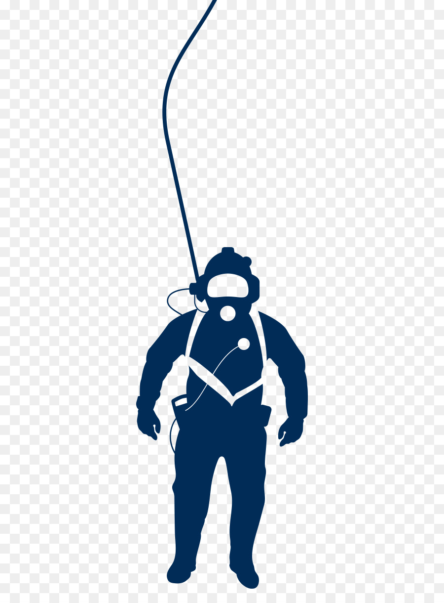 Silhouette Underwater diving Professional diving Clip art - deep-sea png download - 570*1201 - Free Transparent Silhouette png Download.