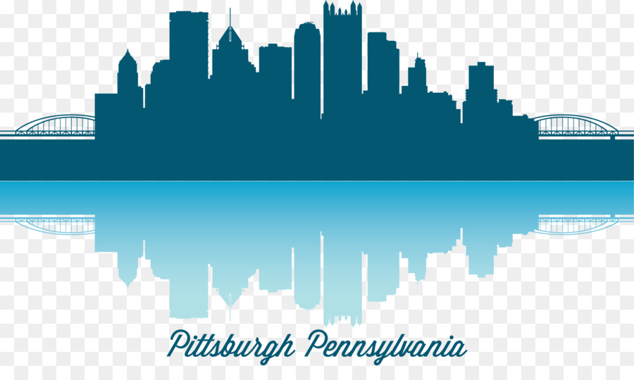 Pittsburgh Skyline Clip art - Vector city illustration png download - 2917*1688 - Free Transparent Pittsburgh png Download.