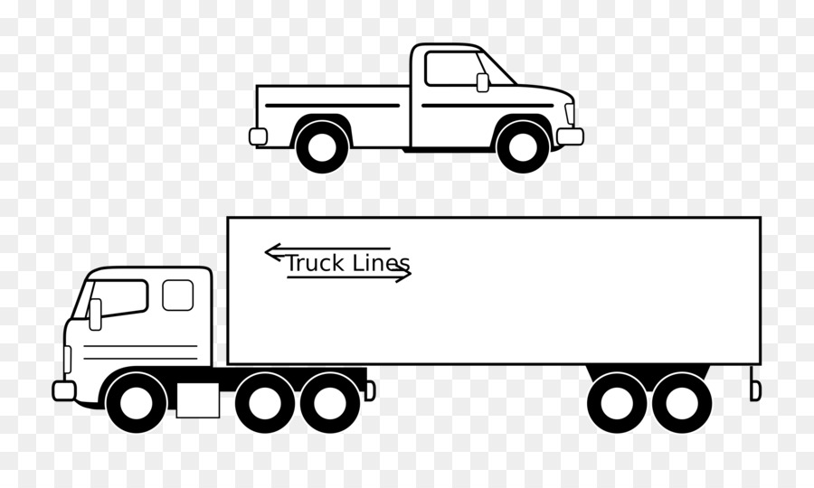 Pickup truck Semi-trailer truck Clip art - white png download - 2400*1392 - Free Transparent Pickup Truck png Download.