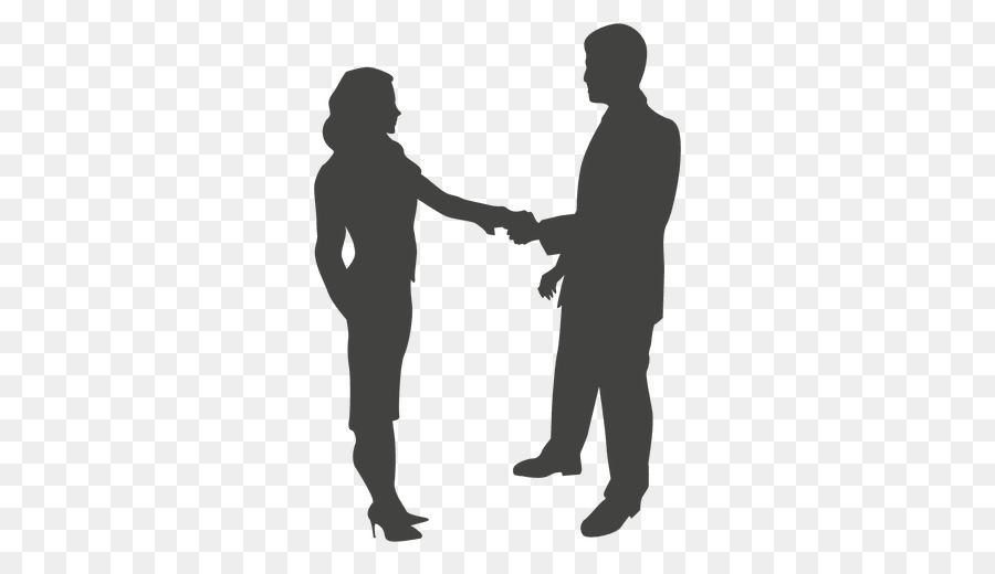 Handshake Silhouette Businessperson - Silhouette png download - 512*512 - Free Transparent Handshake png Download.