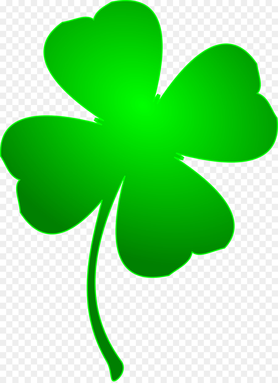Ireland Saint Patricks Day Four-leaf clover Shamrock Clip art - Clover PNG HD png download - 3333*4575 - Free Transparent Ireland png Download.
