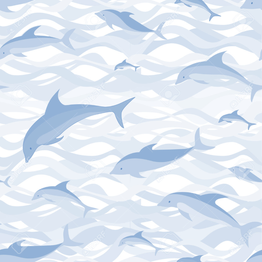 Shark Dolphin Fish Pattern - sea png download - 1309*1309 - Free Transparent Shark png Download.
