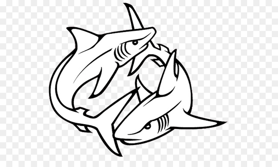 Shark Tattoo artist Drawing - shark png download - 600*521 - Free Transparent Shark png Download.