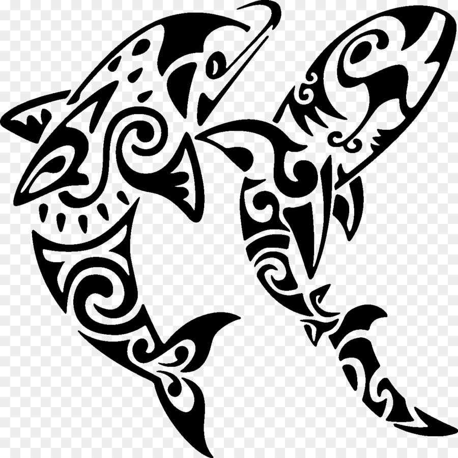 Polynesia Tattoo Shark M?ori people T? moko - shark png download - 1200*1200 - Free Transparent Polynesia png Download.