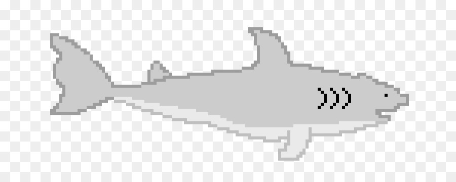 Requiem sharks Great white shark NHL 15 - pixel shark png download - 750*350 - Free Transparent Requiem Sharks png Download.