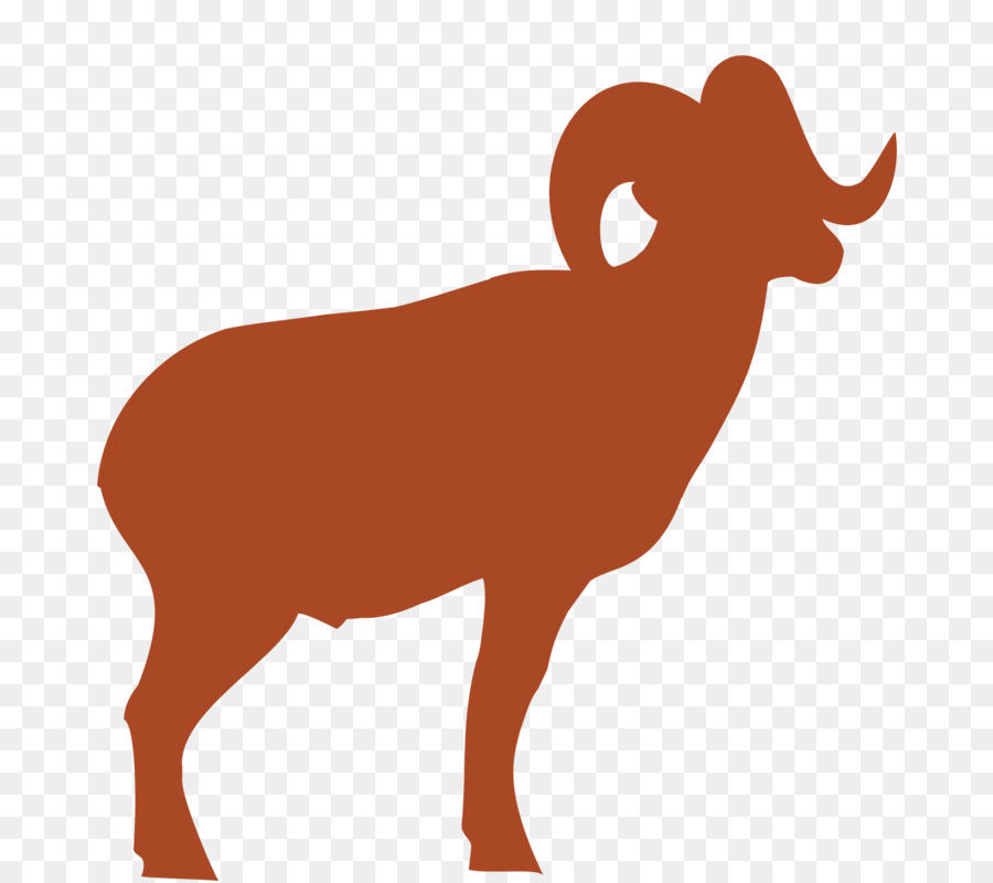 Clip art Portable Network Graphics Silhouette Sheep Vector graphics - brown goat png download - 800*800 - Free Transparent Silhouette png Download.
