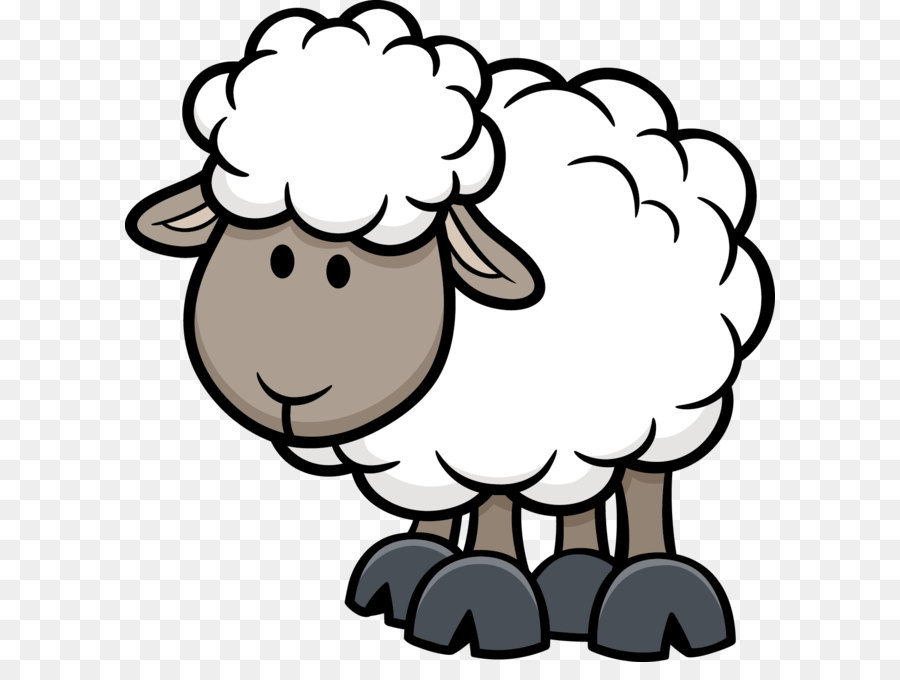 Sheep Cartoon Illustration - cartoon animals png download - 1371*1396 - Free Transparent Eid Al Adha ai,png Download.