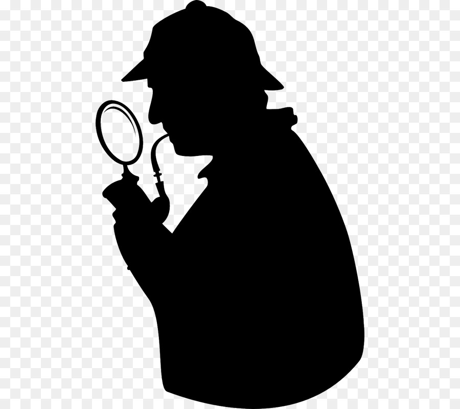 The Adventures of Sherlock Holmes Sherlock Holmes Museum The Hound of the Baskervilles Mystery - Silhouette png download - 526*800 - Free Transparent Sherlock Holmes png Download.