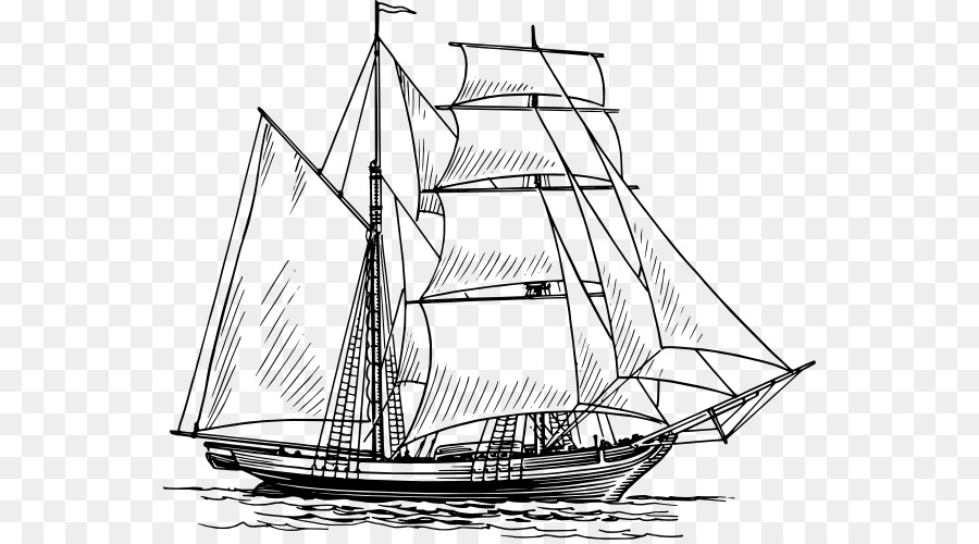 Drawing Sailboat Sailing ship - old Ships png download - 600*496 - Free Transparent Drawing png Download.
